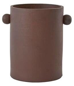 OYOY LIVING - Inka Planter - Växtlåda - Choko - Large - H43 x L42,5 x W31 cm
