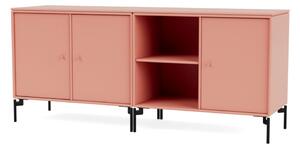 Montana - SAVE - With black legs - Skåp - Rhubarb - H 60.6 CM / W 139.4 CM / D 38 CM