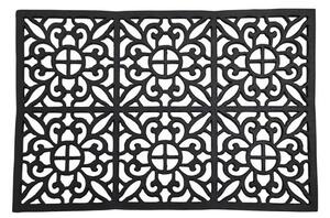 Nordal - SPICA doormat - Dörrmatta - Black - H: 1 x B: 50,5 x L: 75 cm