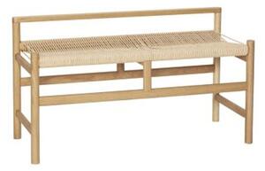 Hübsch - Heritage Bench - Bänk - Natur - 100x41xh55cm