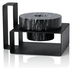 Lucie Kaas - Marco Candle Holder - Ljusstake - Black - H8 cm