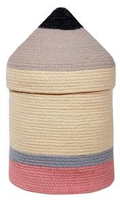 Lorena Canals - Basket Pencil - Förvaringslåda för barn - Large - Ø25 x H45 cm