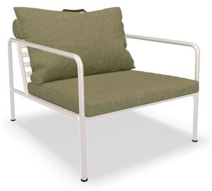 HOUE - AVON Lounge Chair - Trädgårdsstol - Leaf/Muted White - H58 x W81 x D99 x SH39 cm