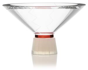 Reflections Copenhagen - Hope Bowl - Large - Skål - Clear,Red,Milk - L16 x D16 x H12 cm