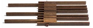 EKTA Handvaerk - Table Frame - Grytunderlägg - Smoked oak & leather - 15 x 21 cm