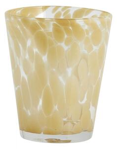 Nordal - TEPIN Drinking glass - Glas - Beige - Stock sale - H: 10 x Ø: 9 cm
