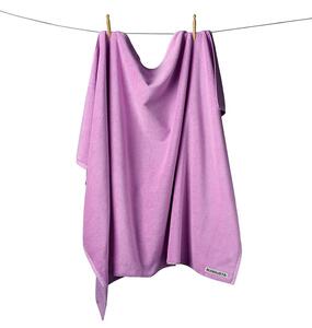 Bongusta - Naram Bath Sheet / Solid - Handduk - Soft Fuchsia - 100 x 150 cm