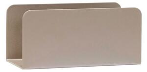 Hübsch - Clutch Magazine Holder - Tidningshållare - Sand - 15 x 7 x H7 cm