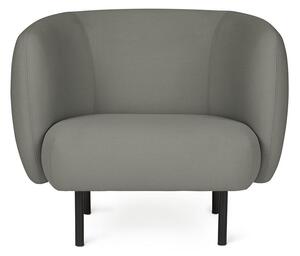Warm Nordic - Cape Lounge Chair - Fåtölj - Steelcut 160 (Warm Grey) - L90 x W82 x H80 cm