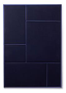 PLEASE WAIT to be SEATED - Nouveau Pin / By All the way to Paris - Anslagstavla - Navy Blue / Navy Blue - Large - W62.3 x D2.5 x H89 cm