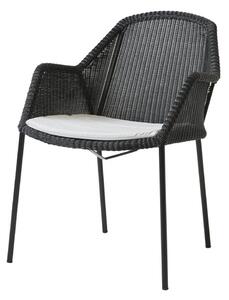 Cane-line - Breeze Chair Cushion - Kuddar för utomhusbruk - White - Cane-line Natté - B: 49 x D: 47 x H: 2 cm