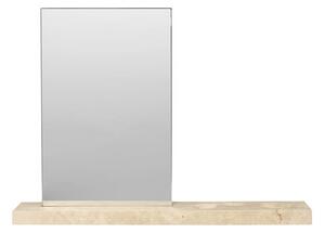 Ferm Living - Caseta Table Mirror - Spegel - Travertine - W45 x D8 x H32 cm