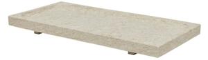 OYOY LIVING - Savi Marble Tray - Bricka - 103 Beige - H3 x L30 x W14 cm
