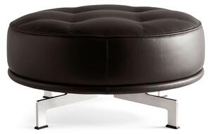 Fredericia Furniture - Delphi Ottoman 4509 by Hannes Wettstein - Puff - Max 98 Black - Ø75 x H37 cm