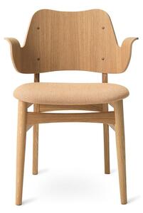 Warm Nordic - Gesture Chair / White Oiled Oak - Matstol - Sprinkles 454 (Cantaloup) - L58 x W54 x H80 cm