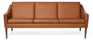 Warm Nordic - Mr. Olsen Sofa - Soffa för 3 personer - Challenger 046 (Cognac) - L201 x W79 x H78 cm