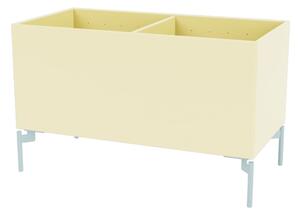 Montana - Colour Box III – S4162 - With Flint Legs - Förvaringslådor - Camomile - W46,8 X H42,6 X D35,4 cm