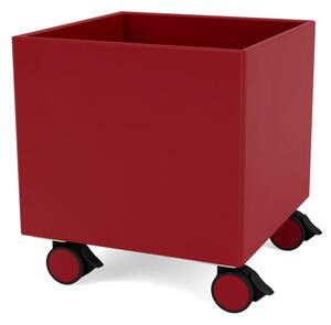 Montana - Colour Box I – S6161 - With Wheels - Förvaringslådor - Beetroot - W35,4 X H37,8 X D35,4 cm