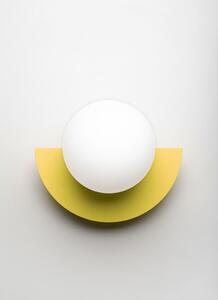Swedish Ninja - C.Lamp - Vägglampa - Yellow - L37 H30 D29