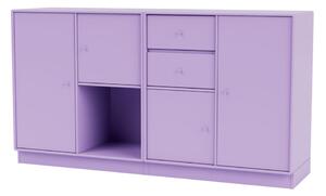Montana - COUPLE - With plinth H7 - Skänk - Iris - H 82.2 CM / W 139.2 CM / D 38 CM