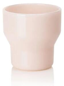 Lucie Kaas - Milk Drinking Glass - Glas - Peach - Stock sale - H8 cm