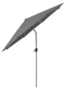 Cane-line - Sunshade Parasol w/Tilt system - Parasoll - Silver Mat Anodized / Anthracite - H248 x D300 cm