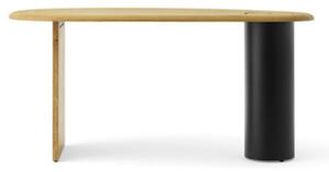 Audo Copenhagen - Eclipse Desk - Skrivbord - Natural Oiled Oak - H: 75 cm W: 160 cm D: 80 cm