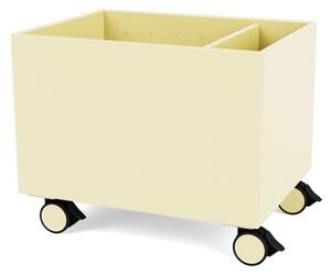 Montana - Colour Box II – S4162 - Med hjul - Förvaringslådor - Camomile - W46,8 X H37,8 X D35,4 cm