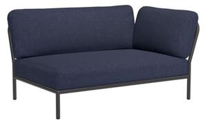 HOUE - LEVEL / Right Corner - Trädgårdsmöbler - Indigo/Dark Grey - L140 x W95 x H82 x SH38 cm