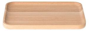 Blomus - Oku Tray - Bricka - Oak - M - Rectangle - H2 x L20 x W27 cm