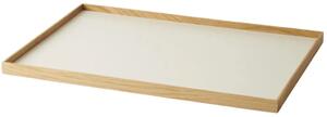 Gejst - Frame Tray - Bricka - Large / Beige, Oak - h2,2 x d35,6 x w50,6 cm
