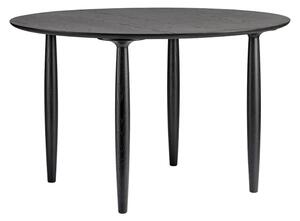 NORR11 - Oku Dining Table - Matbord - Black Oak - Round - Ø: 120 x H: 74 cm