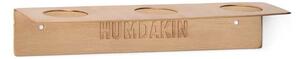 Humdakin - Bottle Hanger Triple - Väggfästen - Brass - 20 x 6 x 3,5 cm