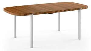 Naver Collection - GM2122 Super Ellipse av Nissen & Gehl - Matbord - Oiled Walnut / Stainless steel - L200 x W100 x H74 cm