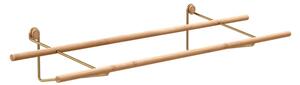 WeDoWood - Shoe Rack - WeDoWood - Skohylla - Bamboo/Brass - Large - H15 x W100 x D25 cm