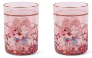 Konges Sløjd - 2 Pack Glitter Cups - Barnens pokal - Over the Rainbow - Ø6,5 x H9 cm (180 ml)
