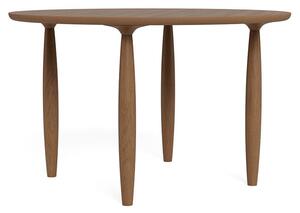 NORR11 - Oku Dining Table - Matbord - Light Smoked Oak - Round - Ø: 120 x H: 74 cm