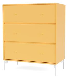 Montana - CARRY - With white legs - Byrå - Acacia - W69,6 X H69,6 X D38 cm