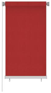 Rullgardin utomhus 80x140 cm röd HDPE