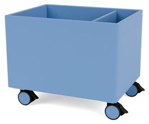 Montana - Colour Box II – S4162 - Med hjul - Förvaringslådor - Azure - W46,8 X H37,8 X D35,4 cm