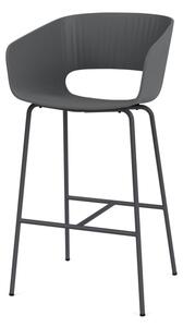 Montana - Marée 403 Bar chair - Barstol - Anthracite/Frame: Anthracite - H 107 cm SH 76 cm D 51.5 cm W 55.5 cm