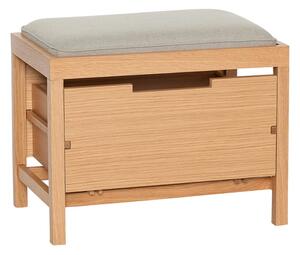 Hübsch - Bifi Bench - Bänk - Natural,Sand - 60x40xh45cm