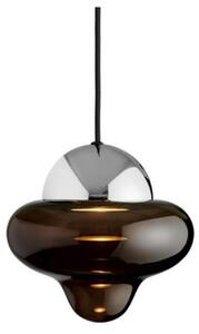 Design By Us - Nutty Pendant Lamp - Small - Hängande lampa - Chrome Dome - Brown - Ø18,5 x 17,5 cm