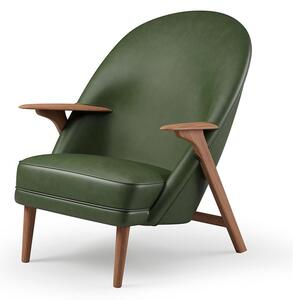 Warm Nordic - Wingman Lounge Chair - Lounge stol - Challenger Pinegreen (Pine Green) - L78 x W85 x H42/96 cm