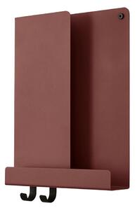 Muuto - Folded Shelves - Hylla - Deep Red L29,5 - L: 29,5 x D: 8 x H: 40 cm