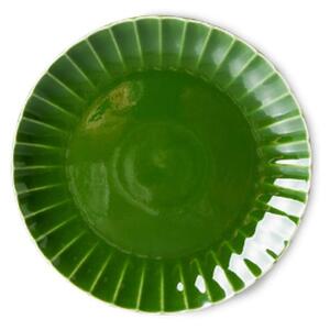HKLiving - The Emeralds Ceramic Dinner Plate (Set of 2) - Tallrikar - Green - - 27x27x3cm