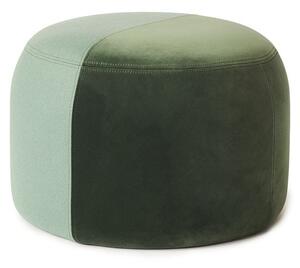 Warm Nordic - Dainty Pouf - Puff - Hero 931 (Jade) / Ritz 6381 (Forest Green) - Ø55 x H39 cm