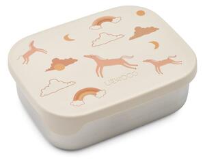LIEWOOD - Arthur Lunchbox - Matlåda för barn - 2336 Dream / Ecru - H5,5 x W13,5 x L17 cm