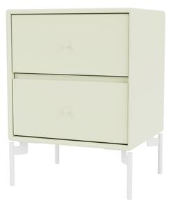 Montana - DRIFT - With white legs - Sängbord - Pomelo - B 35,4 x H 35,4 x D 30 cm