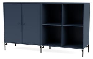 Montana - PAIR - With black legs - Skänk - Juniper - B 139,2 x H 69,6 x D 38 cm